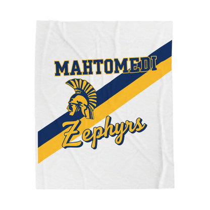 Mahtomedi Zephyrs Velveteen Plush Blanket