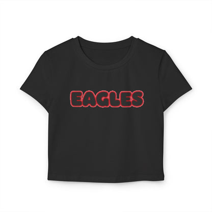 Eden Prairie Eagles Women’s Baby Tee - Retro Graphic Top for Casual Vibes