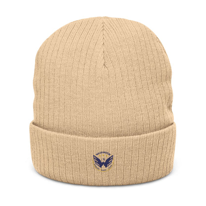 Saint Paul Washington Tech Embroidered Ribbed Knit Beanie