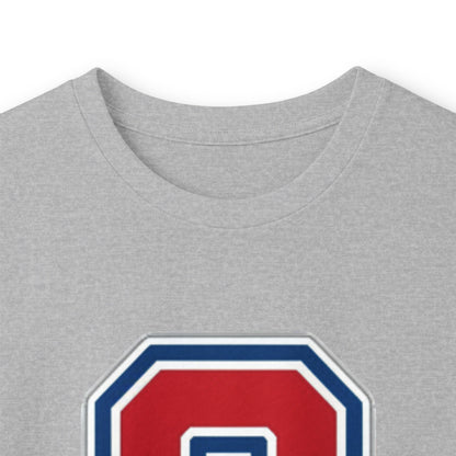 Simley Spartans Varsity S Letter Long Sleeve Tee — Spartan Helmet Back Graphic