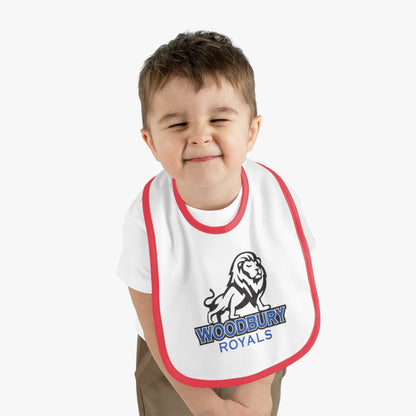 Woodbury Royals Baby Contrast Trim Jersey Bib