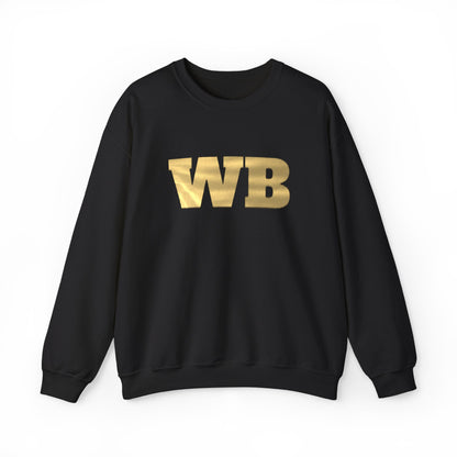 White Bear Bears "WB" Metallic Gold Crewneck Sweatshirt