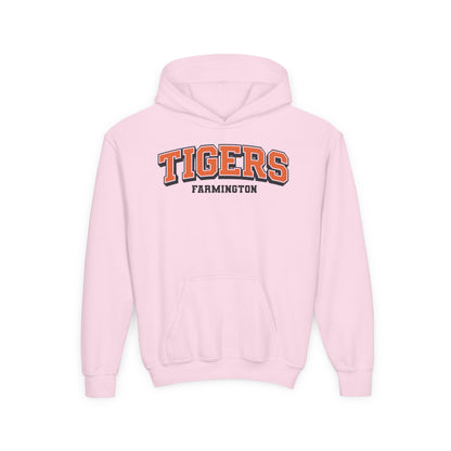 Farmington Tigers Hoodie - Cozy Heavy Blend Sweatshirt for Kids