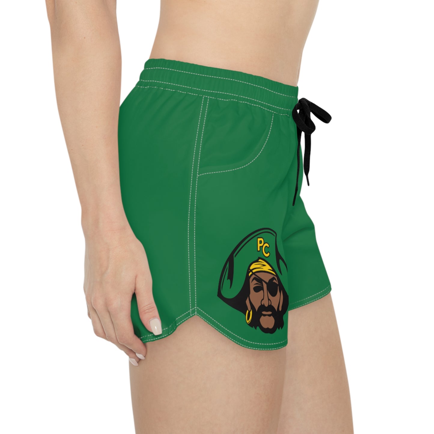 Park Center Pirates Women's Green Casual Shorts