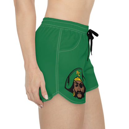 Park Center Pirates Women's Green Casual Shorts
