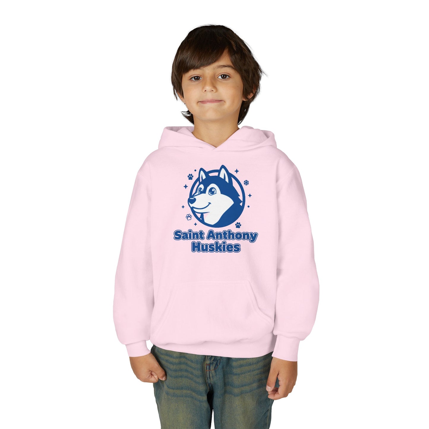Saint Anthony Huskies Youth Heavy Blend Hooded Sweatshirt