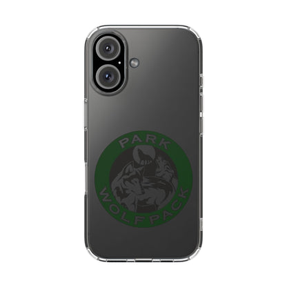 Custom Clear Phone Case - Park Wolfpack Design