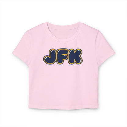 Bloomington Kennedy JFK  Eagles Women’s Baby Tee - Retro Graphic Top for Casual Vibes