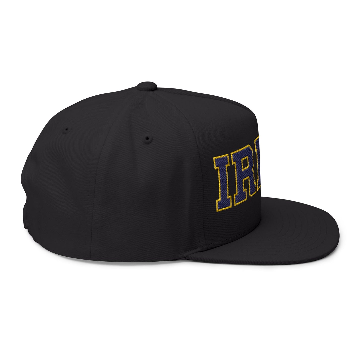 Rosemount Irish Embroidered Flat Bill Cap — School Spirit Snapback