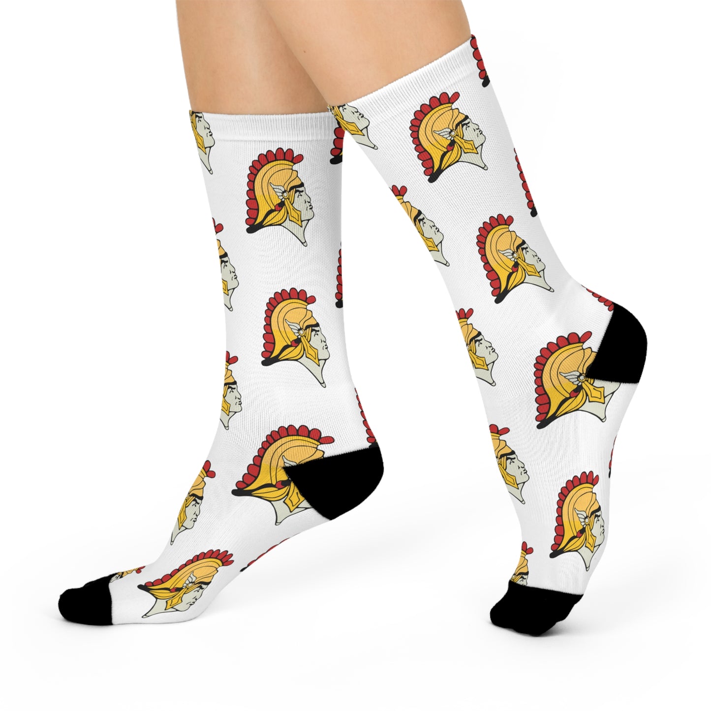 Orono Spartans Trendy Cushioned Crew Socks