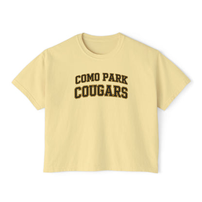 Saint Paul Como Park Cougars Casual Women's Boxy Tee