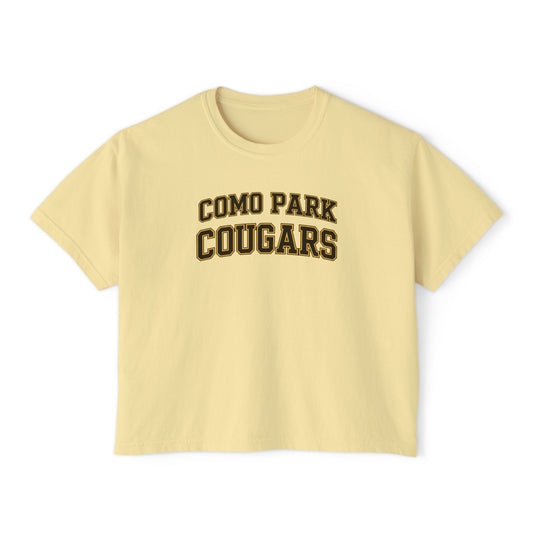 Saint Paul Como Park Cougars Casual Women's Boxy Tee