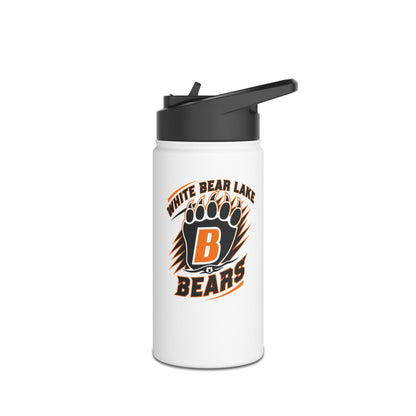 Water Bottle - White Bear Lake Bears Stainless Steel, Durable