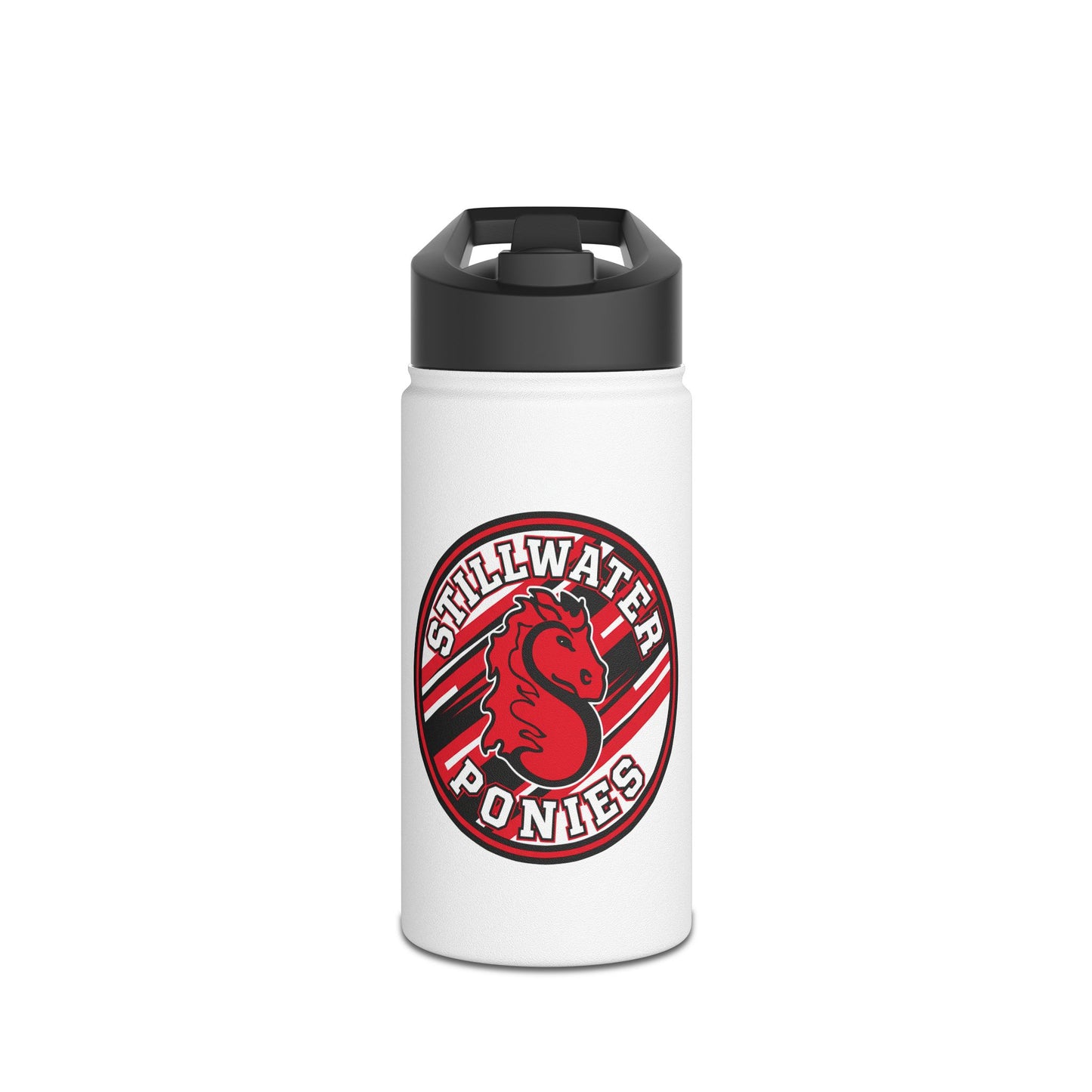 Stillwater Ponies Stainless Steel Water Bottle, Motivational Hydration Bottle, Sports Water Bottle, Eco-Friendly