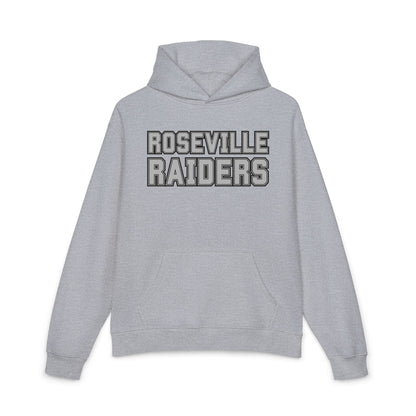 Roseville Raiders Hoodie — Vintage Varsity Football Pullover