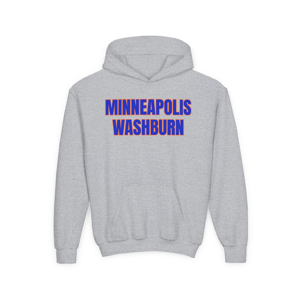 Minneapolis Washburn Youth Hoodie - Cozy Heavy Blend Sweatshirt for Trends & School Spirit