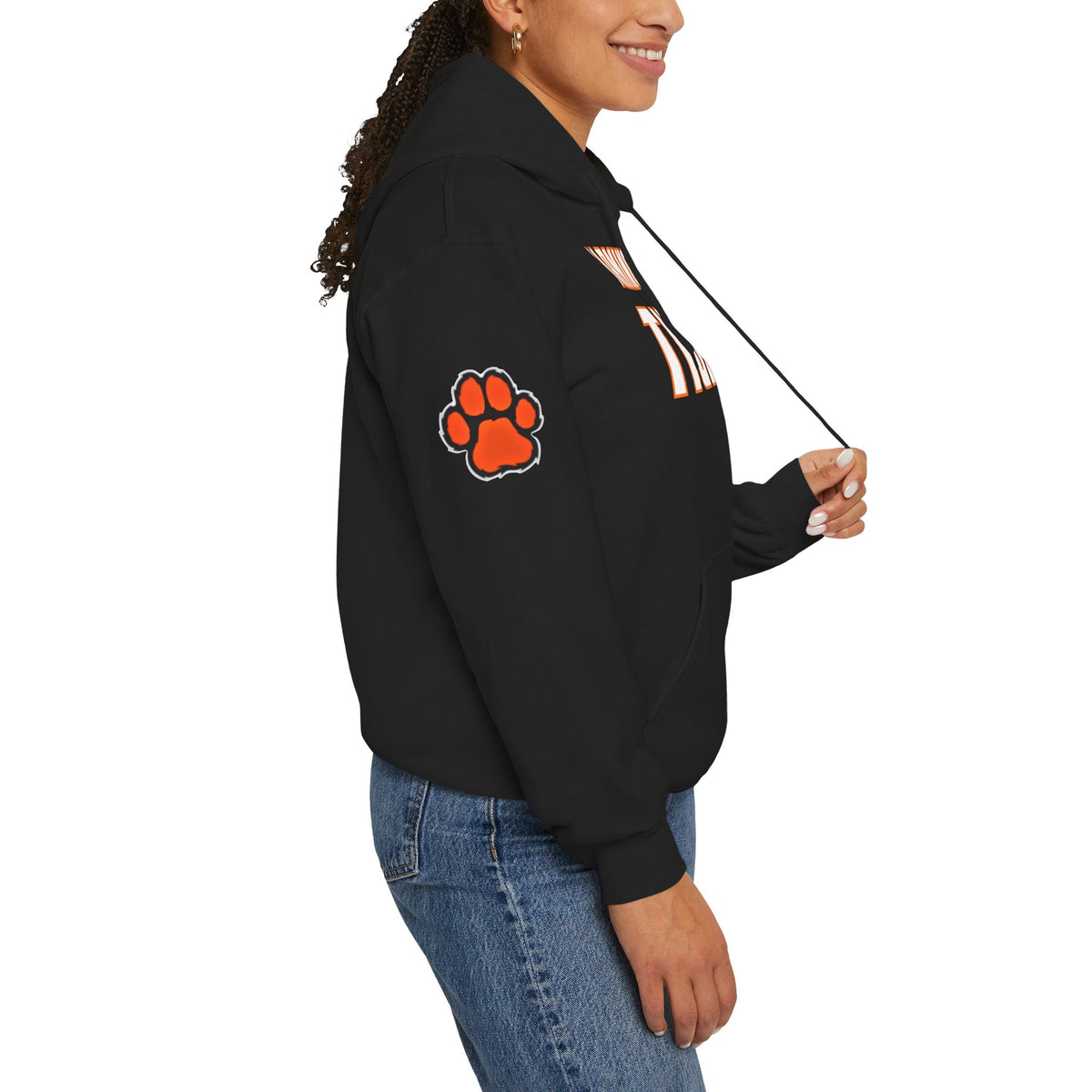 Hoodie — Farmington Tigers Pullover Hoodie (School Spirit Tiger Logo)