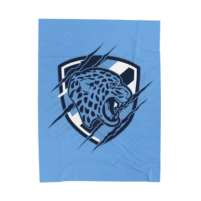 Bloomington Jefferson Jaguars Cozy Velveteen Plush Blanket - Perfect for Relaxation and Home Decor