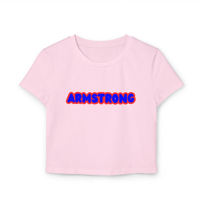 Robbinsdale Armstrong Falcons Women’s Baby Tee - Retro Graphic Top for Casual Vibes