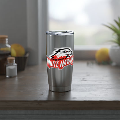 Mound Westonka White Hawks Insulated Tumbler - Travel Mug for Adventurers