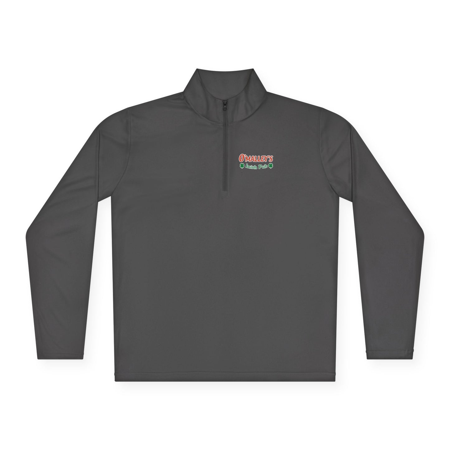 Quarter-Zip Pullover — O'Malley's Logo Embroidered Chest - Unisex
