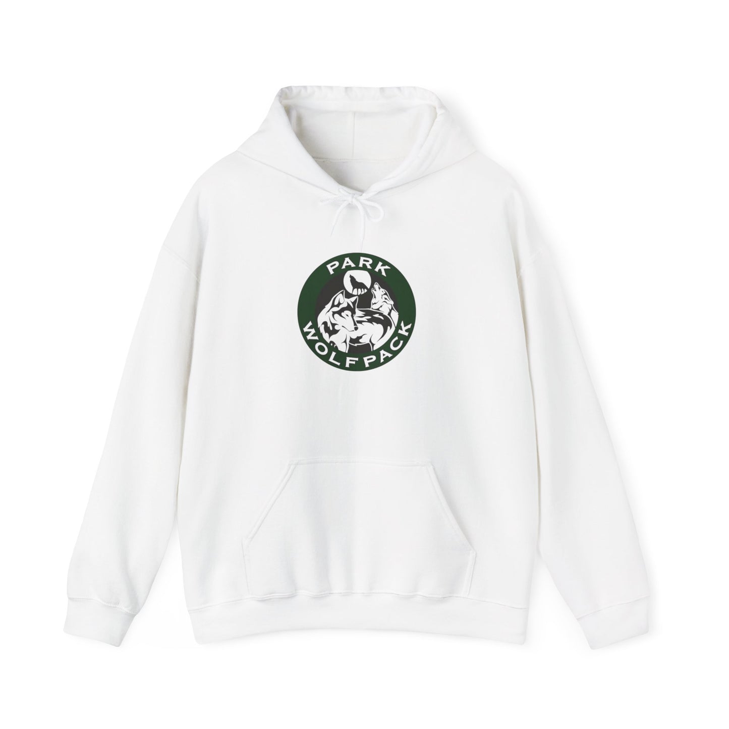 Cozy Unisex Hooded Sweatshirt - Park Wolfpack Design