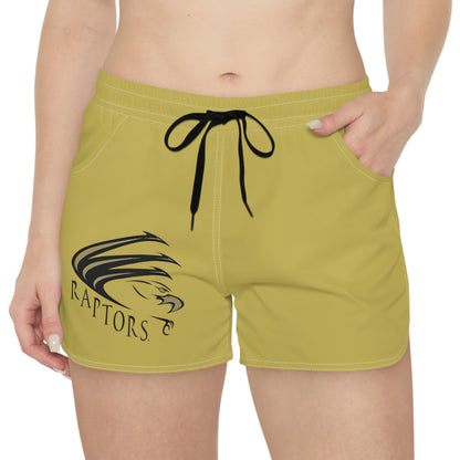 East Ridge Raptors Women's Casual Gold Shorts