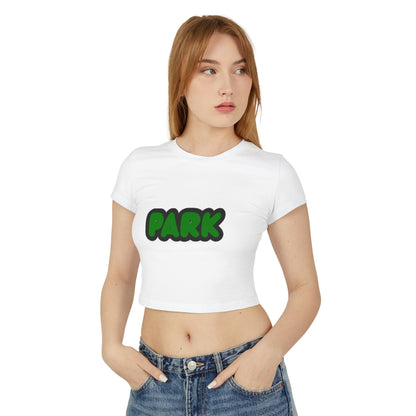 Park Cottage Grove Wolfpack Women’s Baby Tee - Retro Graphic Top for Casual Vibes