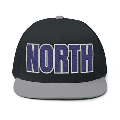 Minneapolis North Embroidered Flat Bill Cap