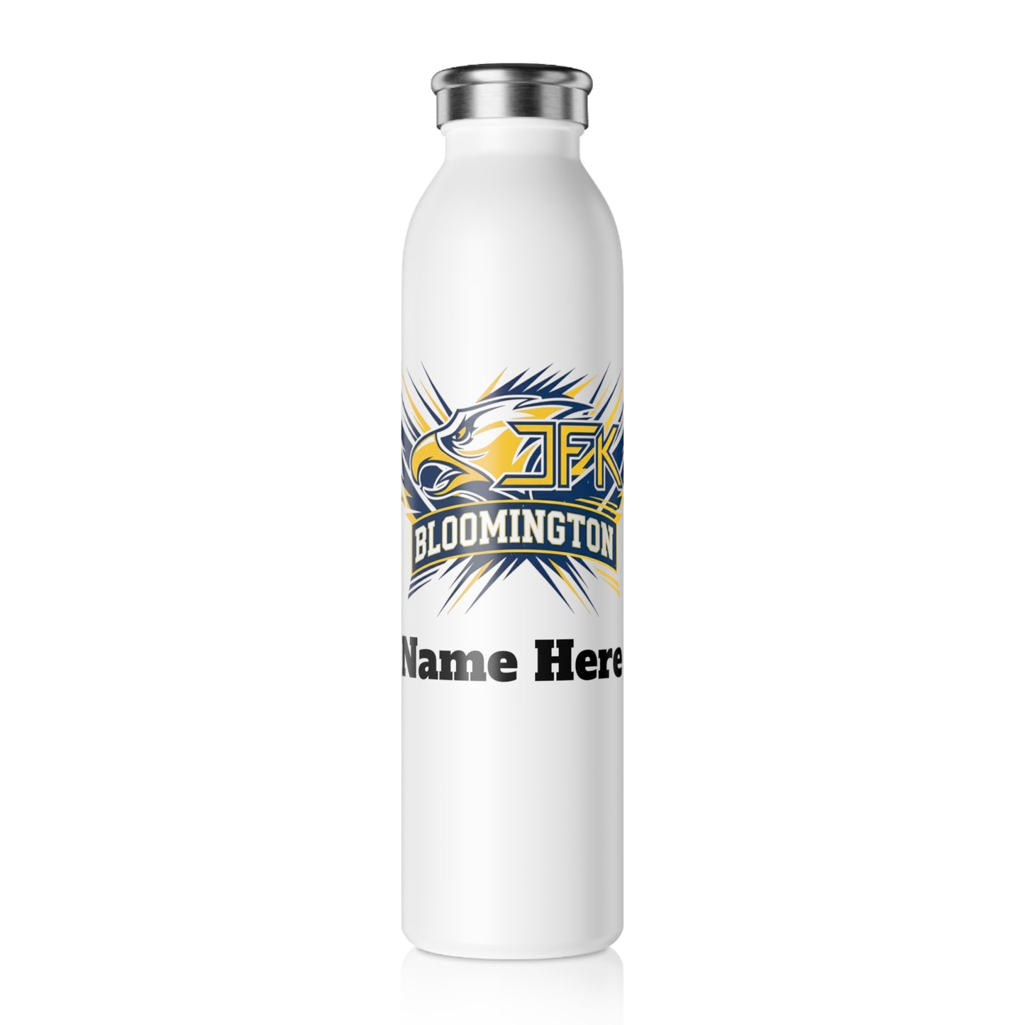 Bloomington Kennedy JFK Eagles Slim Water Bottle —  Stainless Insulated Bottle