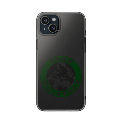 Custom Clear Phone Case - Park Wolfpack Design