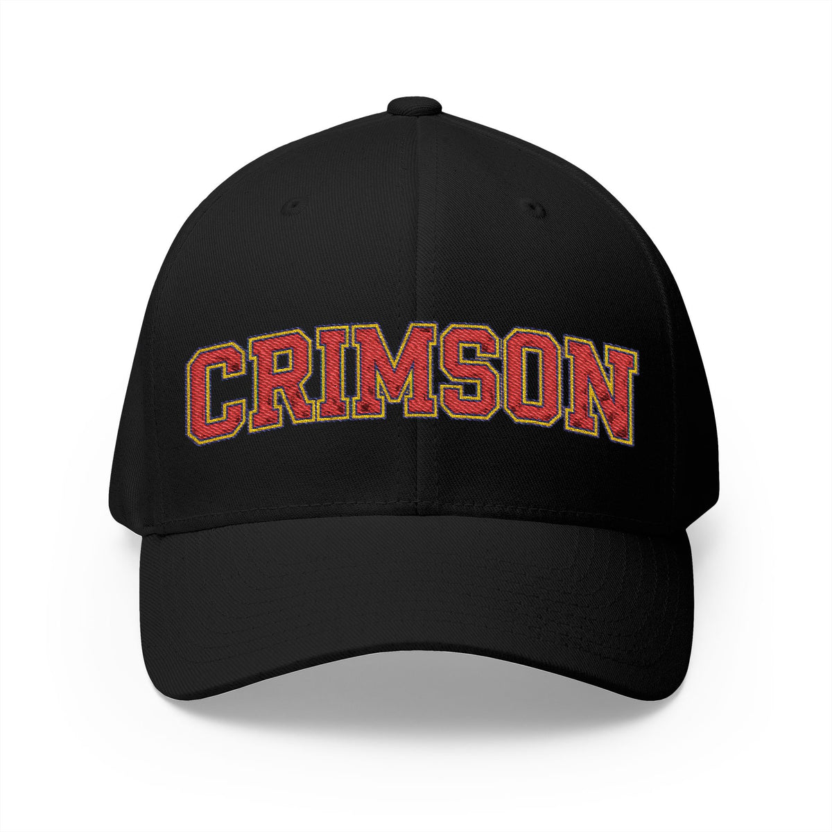 Maple Grove Crimson Embroidered Cap - Classic Style Hat