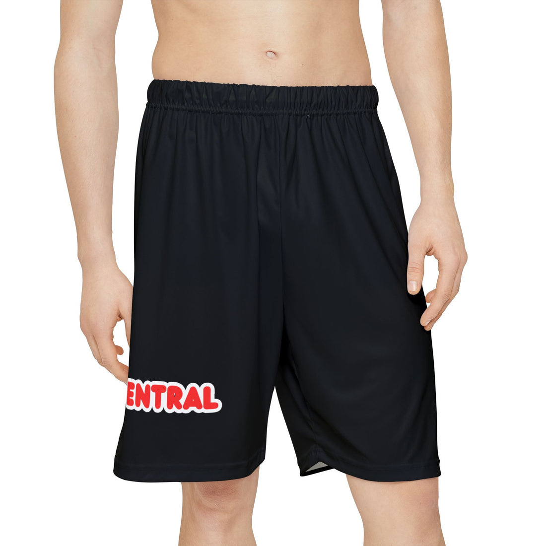 Saint Paul Central Minutemen Men's Black Sports Shorts with Bold Design, Athletic Shorts for Workouts, Casual Wear