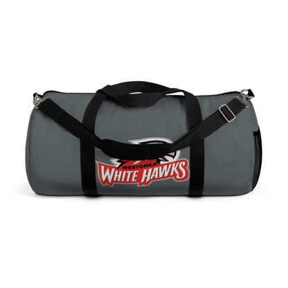 Mound Westonka White Hawks Duffel Bag - Stylish Gym & Travel Bag