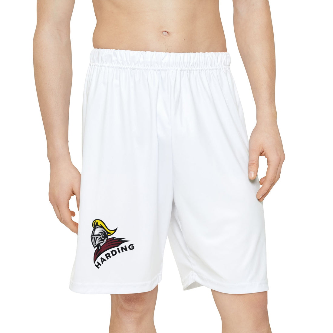 Saint Paul Harding Knights Men's Sports Shorts with Bold Design, Athletic Shorts for Workouts, Casual Wear