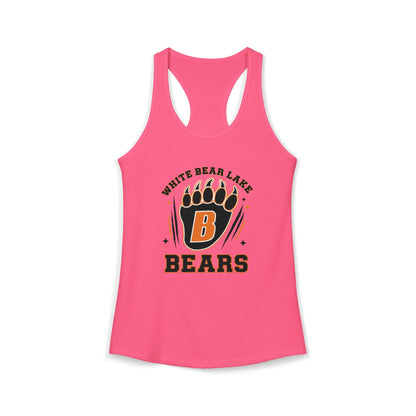 White Bear Bears Racerback Tank