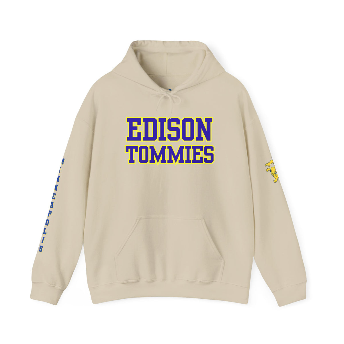 Minneapolis Edison Tommies Block Hoodie