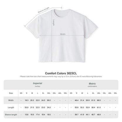 East Ridge Raptors Women's Boxy Tee — Vintage Collegiate Logo Crop Shirt
