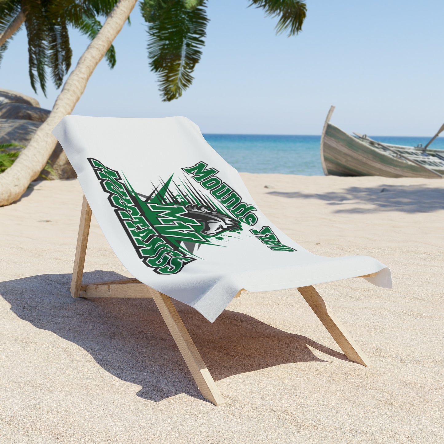 Mounds View Mustangs Beach Towel - Fun and Stylish Summer Essential for Beach Lovers