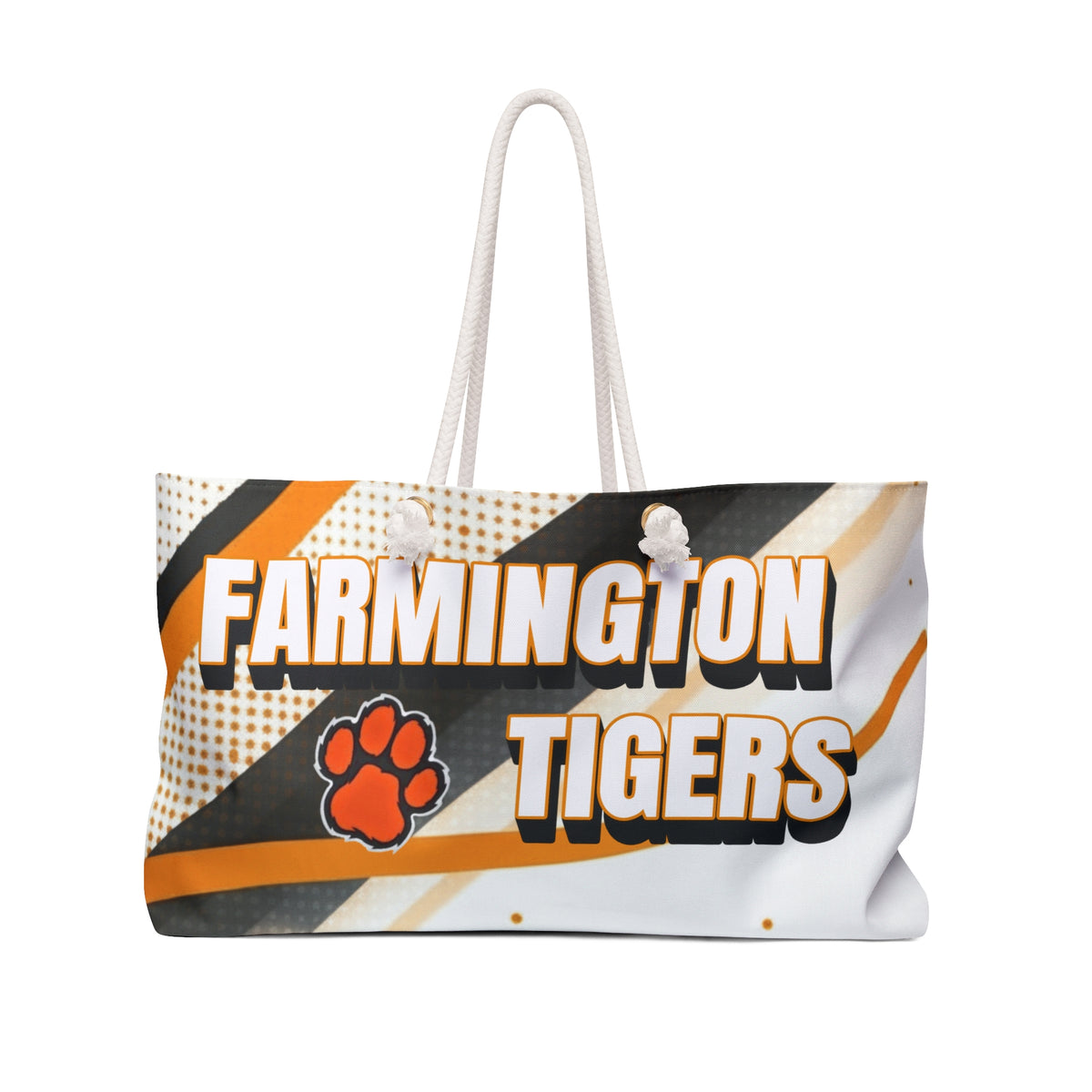 Farmington Tigers Weekender Bag — Sports Team Travel Tote