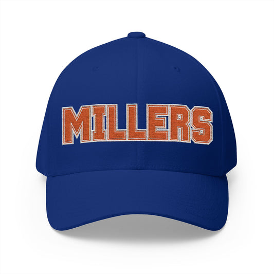 Minneapolis Washburn Millers Blue Embroidered Cap - Structured Adjustable Hat