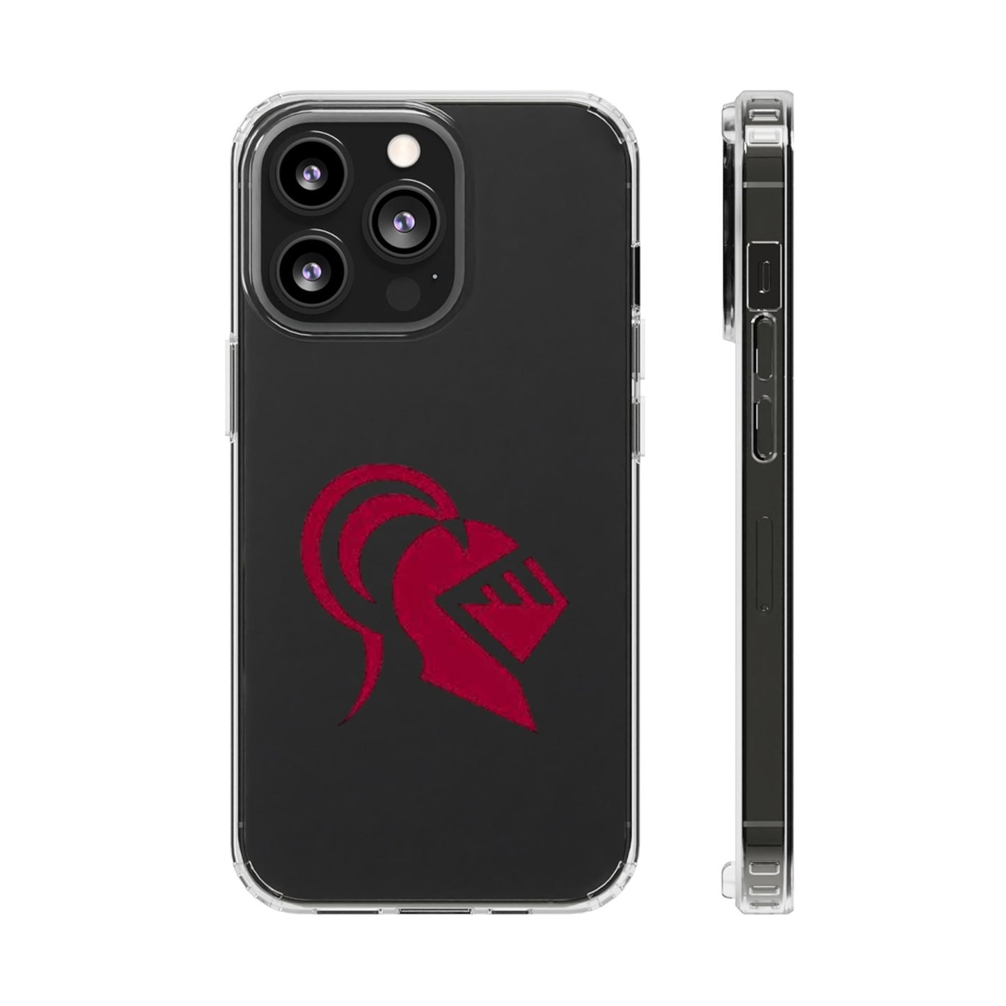 Irondale Knights Shield Clear Phone Case - Durable Protection with Bold Design