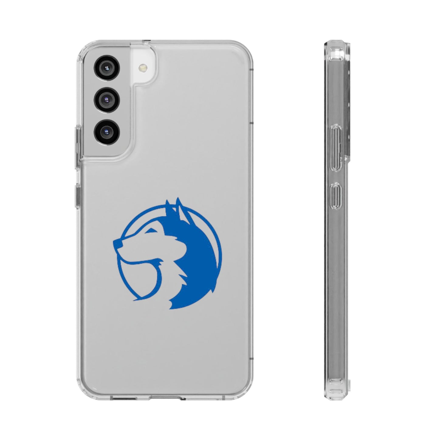 Saint Anthony Huskies Clear Phone Case