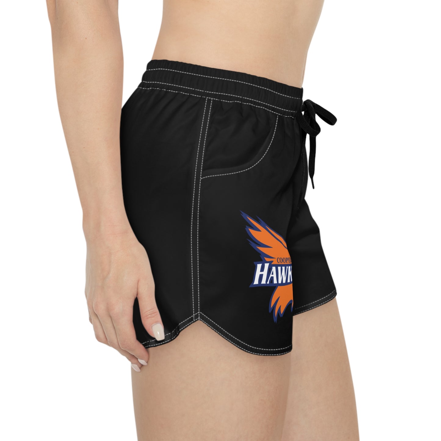 Robbinsdale Cooper Hawks Casual Women's Black Shorts - Perfect for Summer Adventures