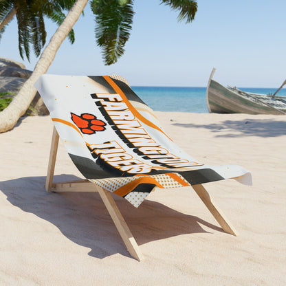 Farmington Tigers Beach Towel