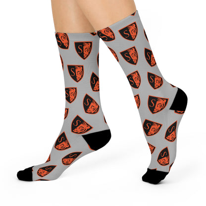 Minneapolis South Tigers Lounge in Style: Cushioned Crew Socks