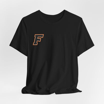 Farmington Tigers 'F' Graphic Tee — Retro Letterman Style T-Shirt