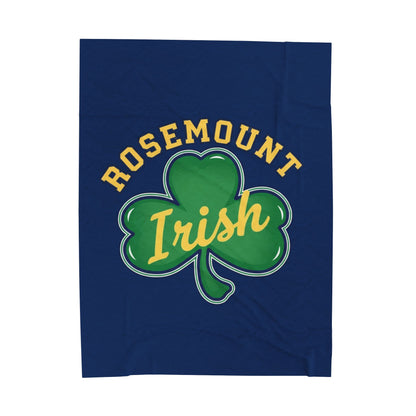 Rosemount Irish Cozy Velveteen Plush Blanket