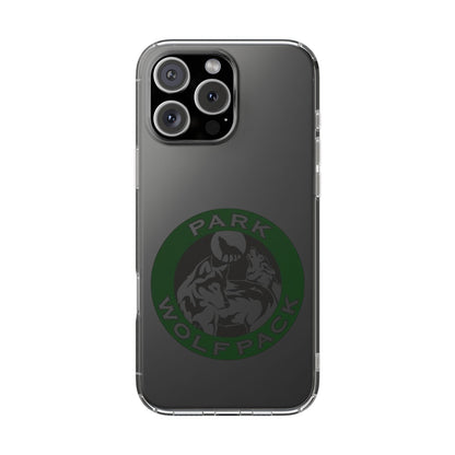 Custom Clear Phone Case - Park Wolfpack Design