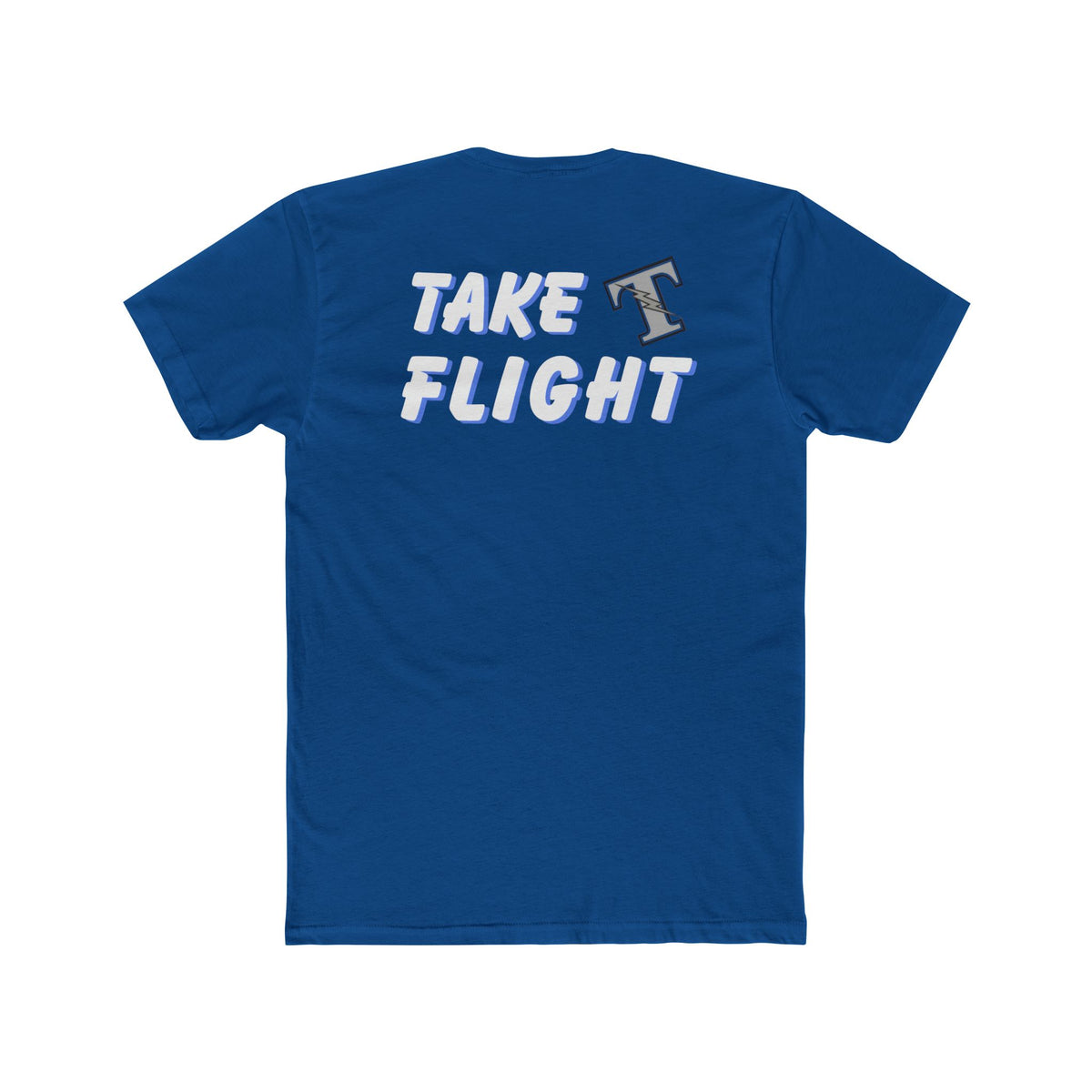 Tartan Hoops Basketball Tee — 'Take Flight' Back Graphic